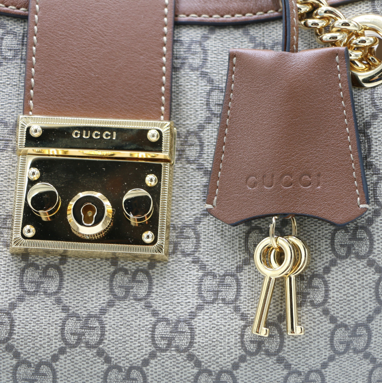 Gucci GG Supreme Medium Padlock Bag 479197