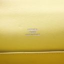 Hermes Swift Kelly Pochette Clutch Lime Like New Full Set