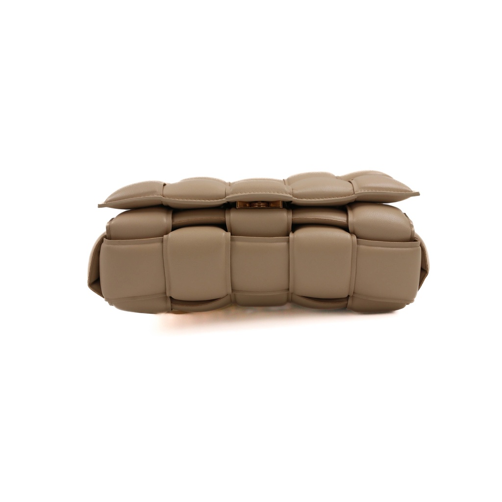 Bottega Veneta Padded Cassette Bag Light Brown