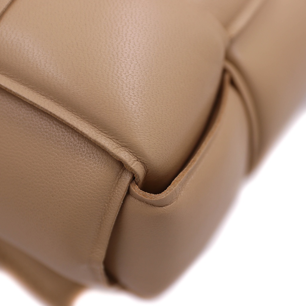 Bottega Veneta Padded Cassette Bag Light Brown