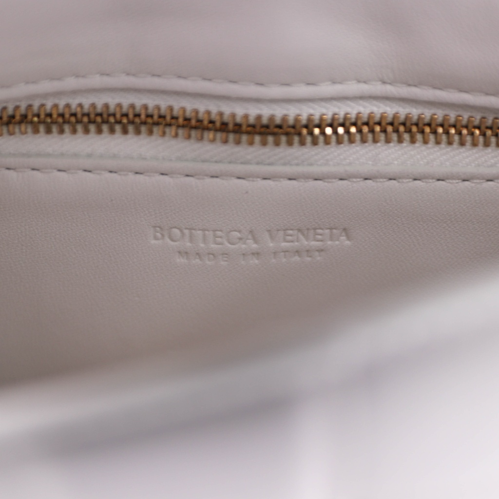 Bottega Veneta Padded Cassette Bag White