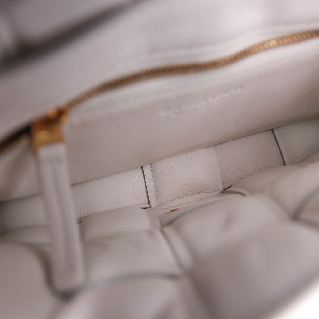 Bottega Veneta Padded Cassette Bag White