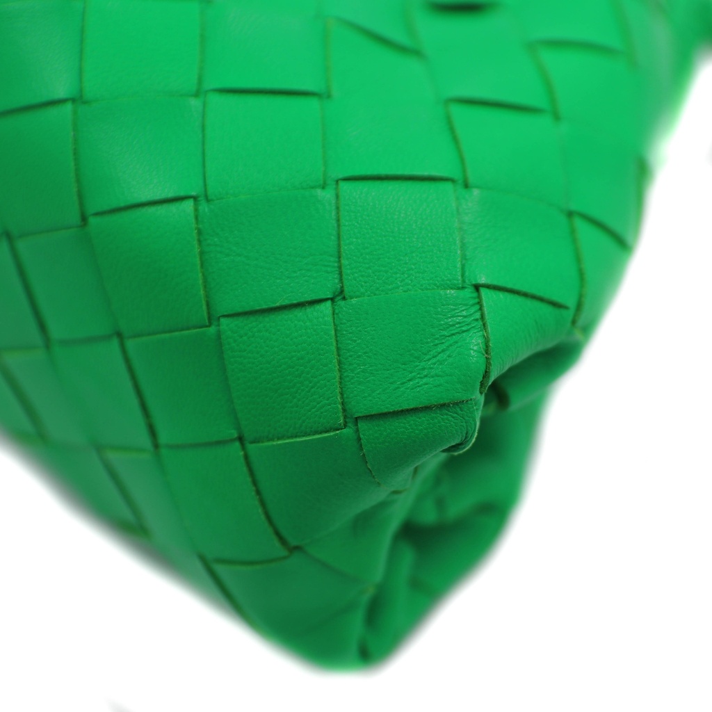 Bottega Veneta Nappa Intrecciato The Mini Pouch Clutch Parakeet