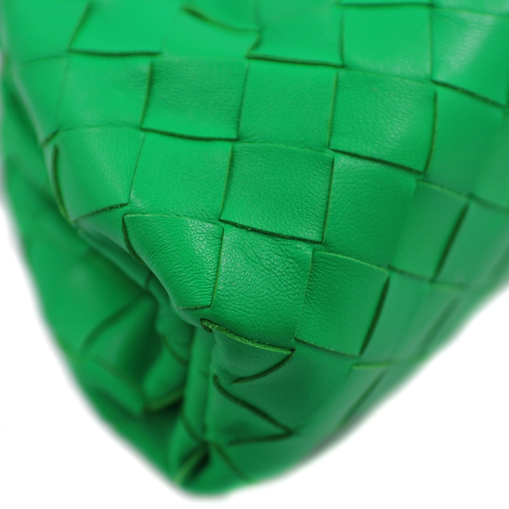Bottega Veneta Nappa Intrecciato The Mini Pouch Clutch Parakeet