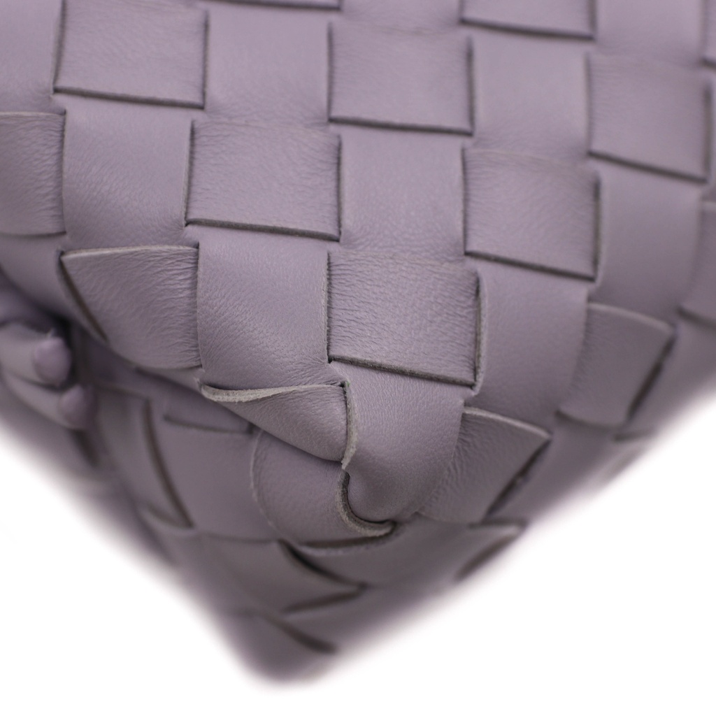 Bottega Veneta Nappa Intrecciato Mini Loop Camera Bag Light Purple