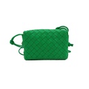 Bottega Veneta Nappa Intrecciato Mini Loop Camera Bag Parakeet