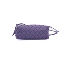 Bottega Veneta Nappa Intrecciato Mini Loop Camera Bag Purple