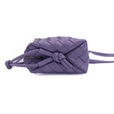 Bottega Veneta Nappa Intrecciato Mini Loop Camera Bag Purple