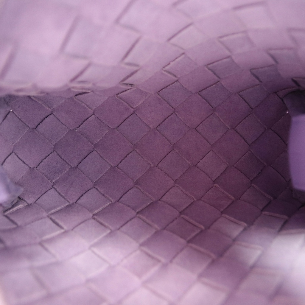 Bottega Veneta Nappa Intrecciato Mini Loop Camera Bag Purple