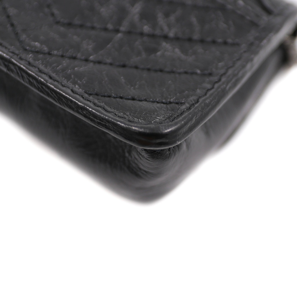 Saint Laurent Leather Niki Mini Black