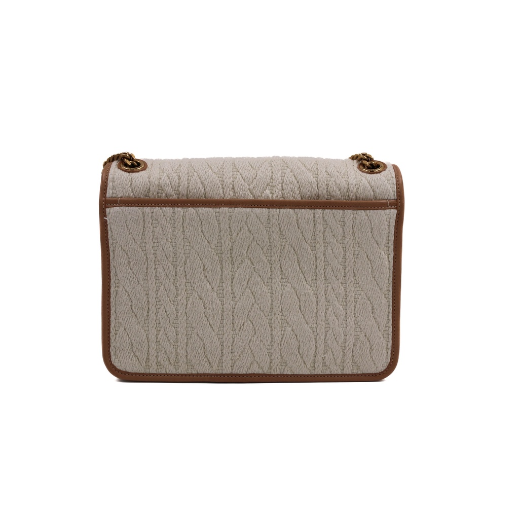 Saint Laurent Medium Niki Monogram Chain Bag Soy Milk