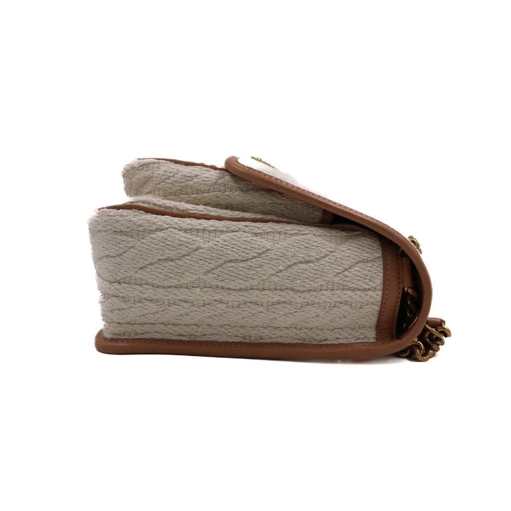 Saint Laurent Medium Niki Monogram Chain Bag Soy Milk