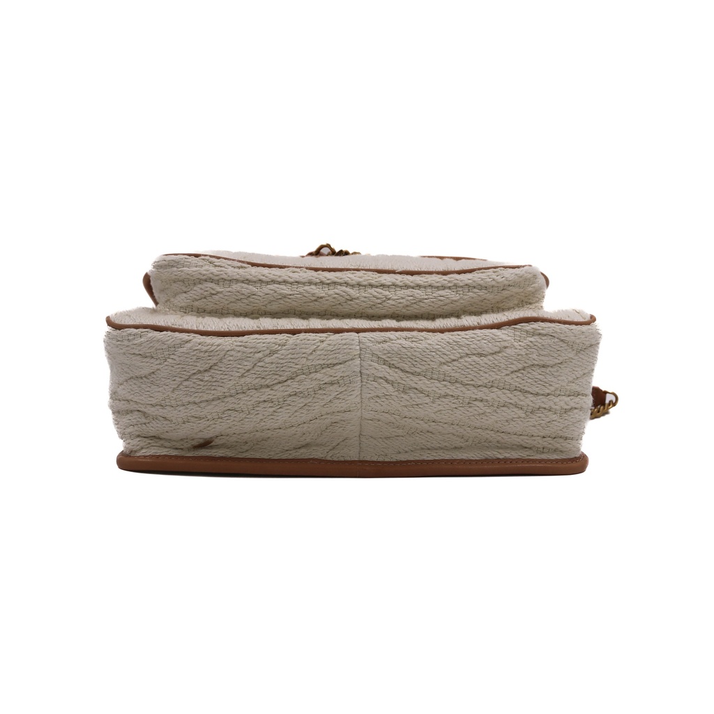 Saint Laurent Medium Niki Monogram Chain Bag Soy Milk