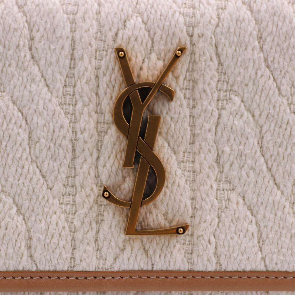 Saint Laurent Medium Niki Monogram Chain Bag Soy Milk