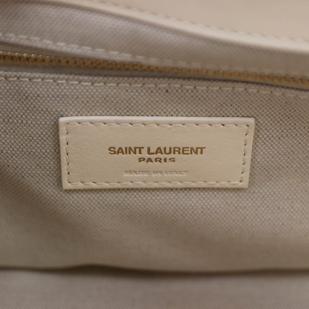 Saint Laurent Terry Patchwork Monogram Medium Jamie Tropical Sand