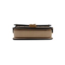 Saint Laurent Suede Quilted Monogram Small Solferino Satchel Burro Black