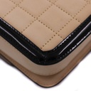 Saint Laurent Suede Quilted Monogram Small Solferino Satchel Burro Black