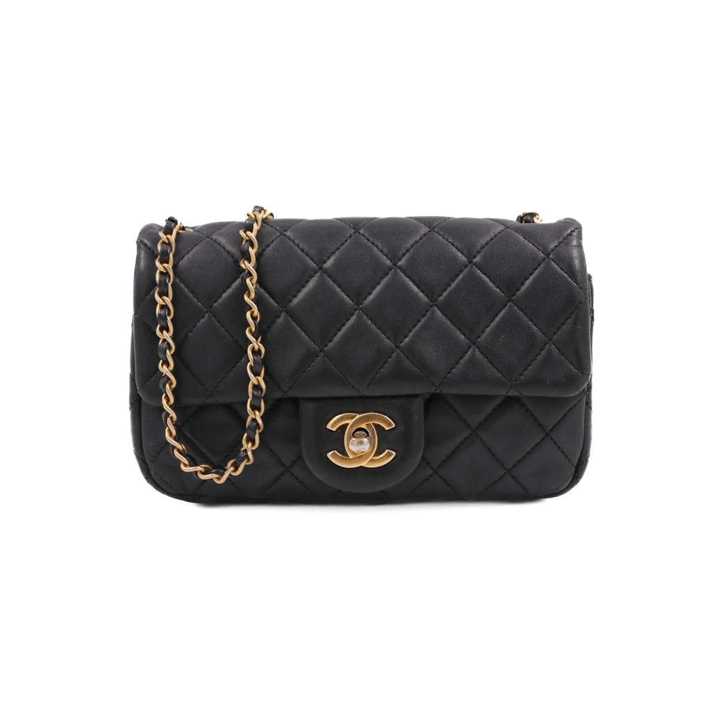 Chanel Pearl Crush Flap Bag Quilted Lambskin Bag