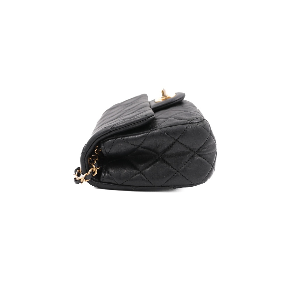 Chanel Pearl Crush Flap Bag Quilted Lambskin Bag