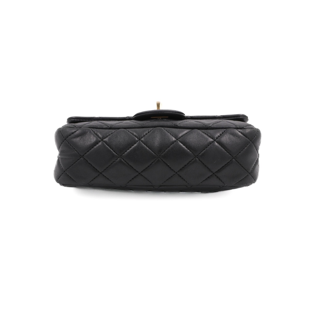 Chanel Pearl Crush Flap Bag Quilted Lambskin Bag