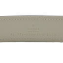 Gucci GG Logo Buckle Belt White In Size 80 32 734771