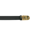 Gucci Brown Leather and Web Canvas Interlocking G In Size 85 34 715601