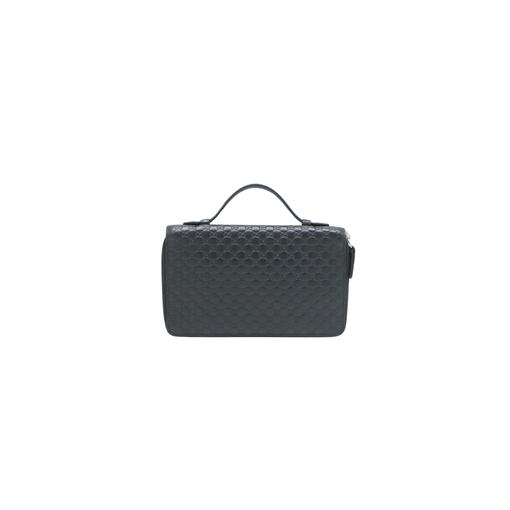 Gucci Guccissima Bifold Wearable Wallet Black