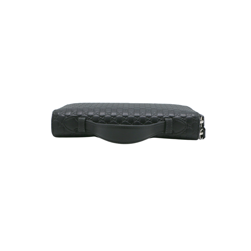 Gucci Guccissima Bifold Wearable Wallet Black