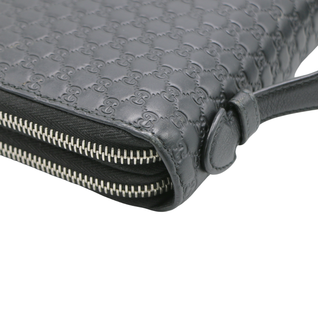 Gucci Guccissima Bifold Wearable Wallet Black