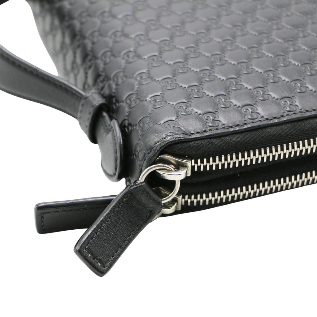 Gucci Guccissima Bifold Wearable Wallet Black