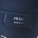 Prada Logo-Embellished Leather Small Bag Black