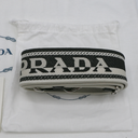 Prada Logo-Embellished Leather Small Bag Black