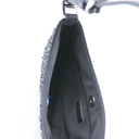 Prada Cleo Satin Bag With Appliqués Crystals Blac