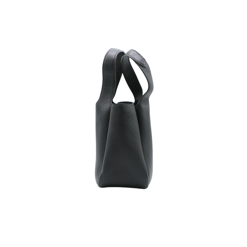 Prada Logo-Embellished Leather Mini Bag Black