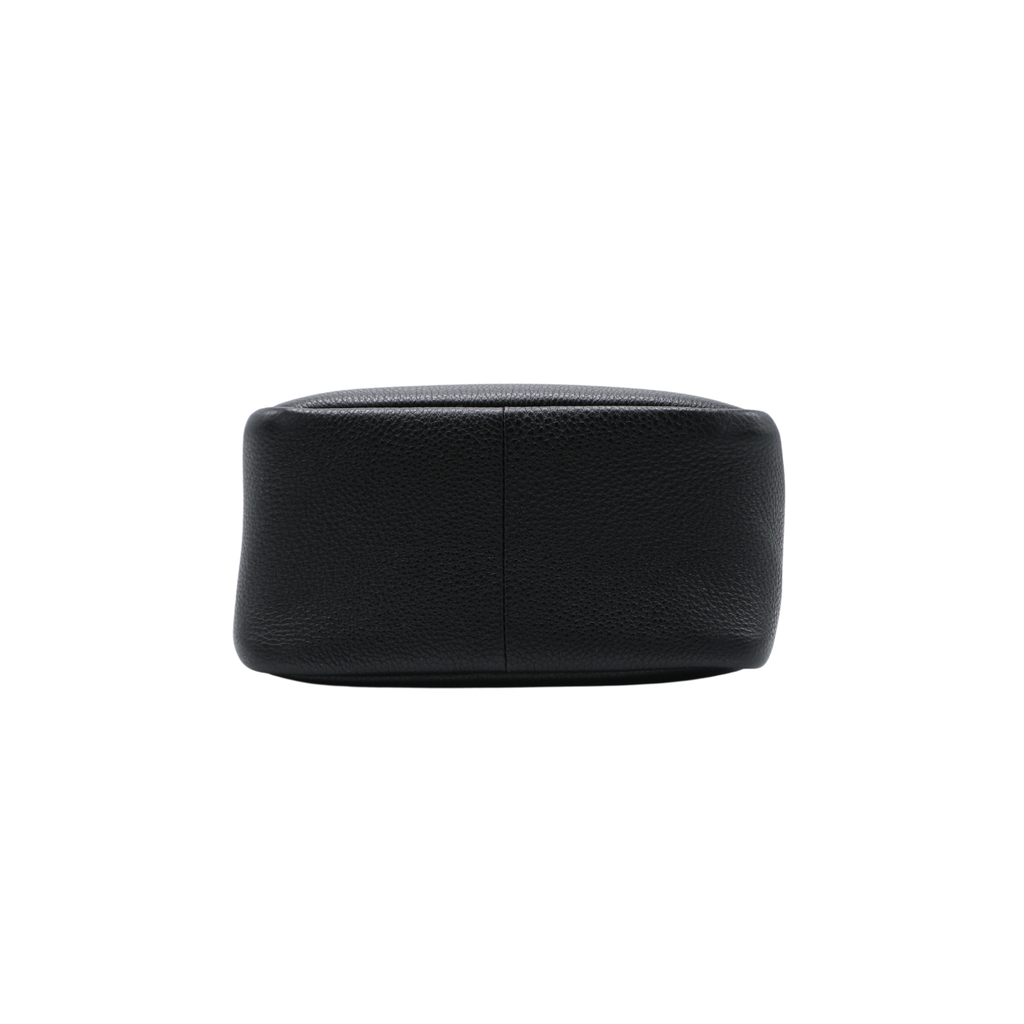 Prada Logo-Embellished Leather Mini Bag Black
