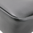 Prada Logo-Embellished Leather Mini Bag Black