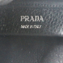 Prada Logo-Embellished Leather Mini Bag Black