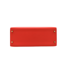 Hermes Epsom Kelly Sellier 25 Capucine Sanguine 2015