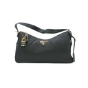 Prada Aimee Nylon Medium Shoulder Bag Black