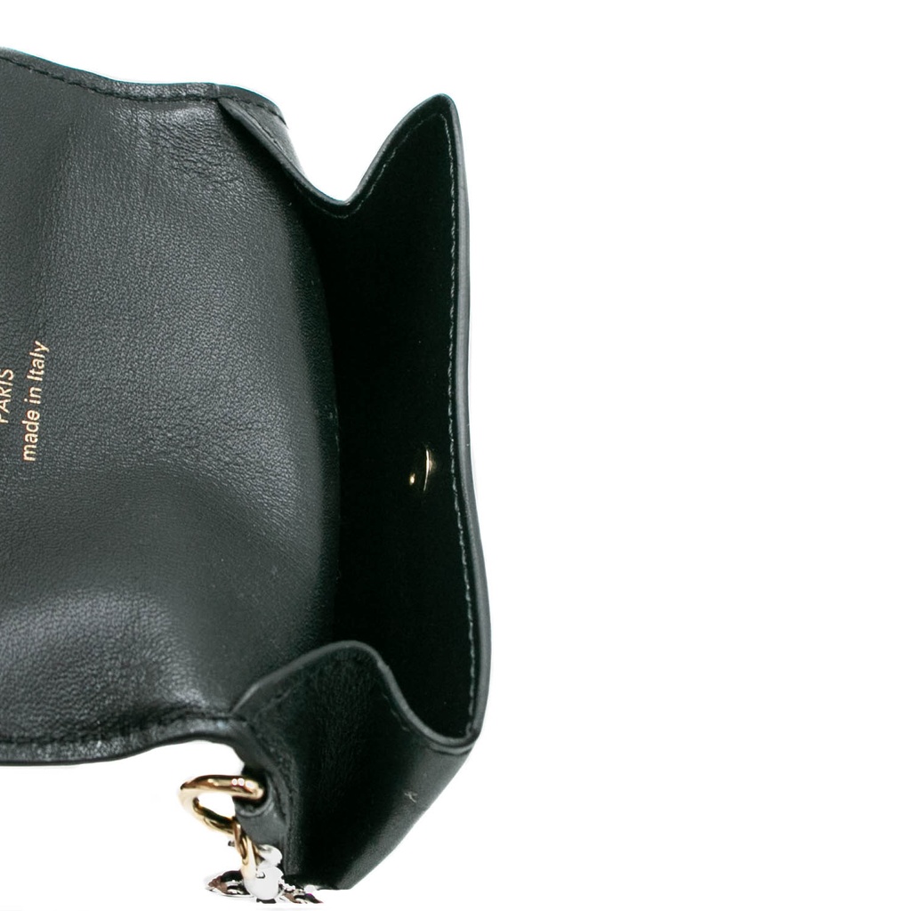 Louis Vuitton Tiny Recto Verso Card Holder LV Bloom Black