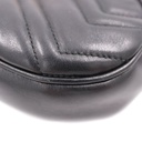 Gucci GG Marmont Matelassé Leather Belt Bag in Black
