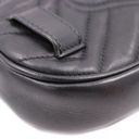 Gucci GG Marmont Matelassé Leather Belt Bag in Black
