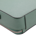 Prada Saffiano Travel Medium Brique Crossbody Bag Mango