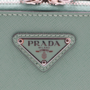 Prada Saffiano Travel Medium Brique Crossbody Bag Mango