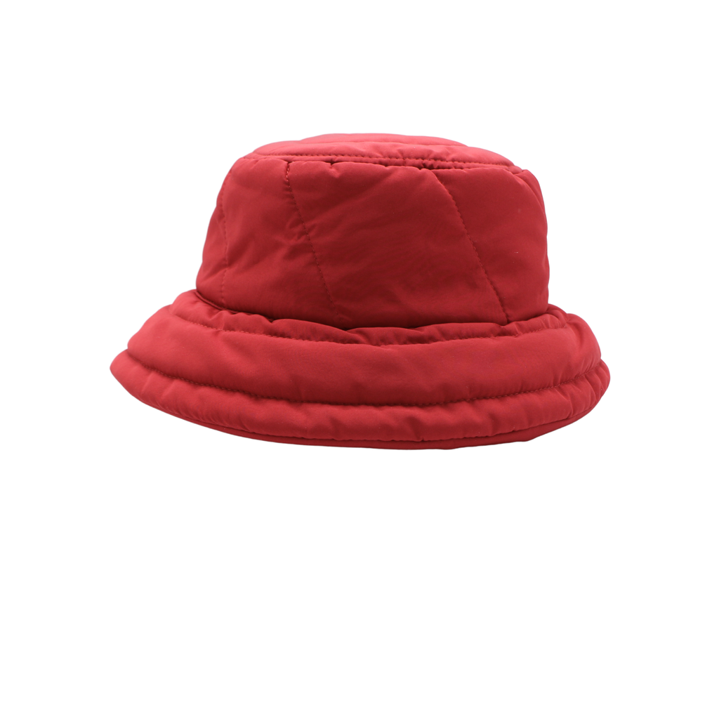 Gucci Double G Nylon Red Hat Size S 757922