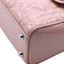 Christian Dior Mini Lady Dior Powder Pink Patent Cannage