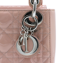 Christian Dior Mini Lady Dior Powder Pink Patent Cannage