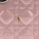 Christian Dior Mini Lady Dior Powder Pink Patent Cannage
