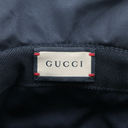 Gucci Double G Nylon Black Hat In Size L 757922