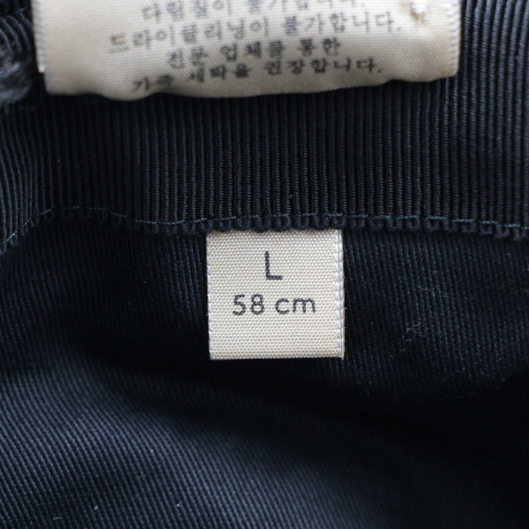 Gucci Double G Nylon Black Hat In Size L 757922